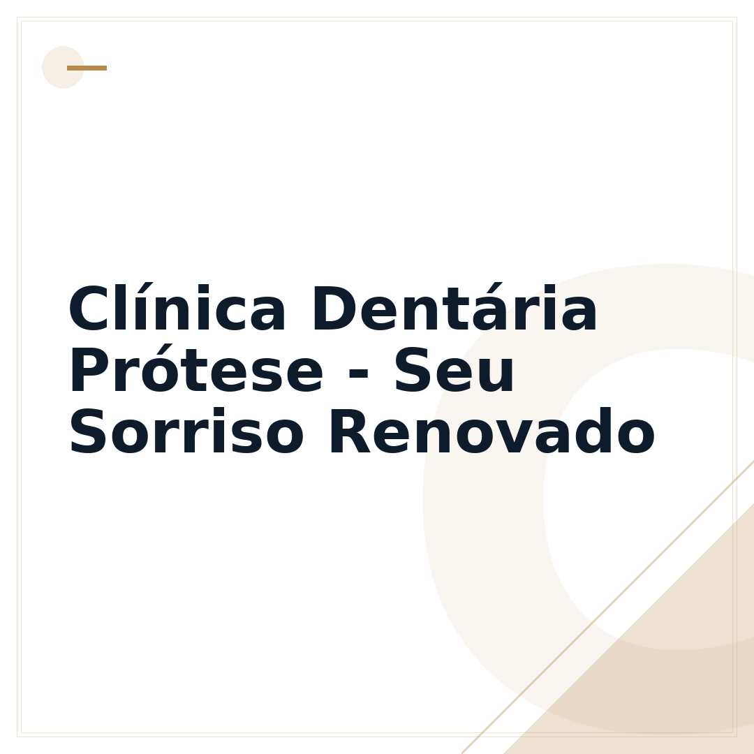 Clínica Dentária Prótese - Seu Sorriso Renovado