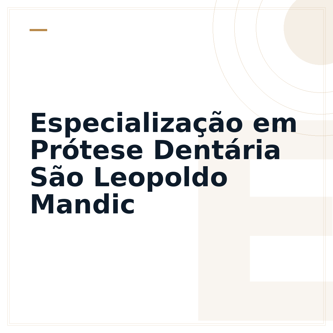 Especialização em Prótese Dentária São Leopoldo Mandic