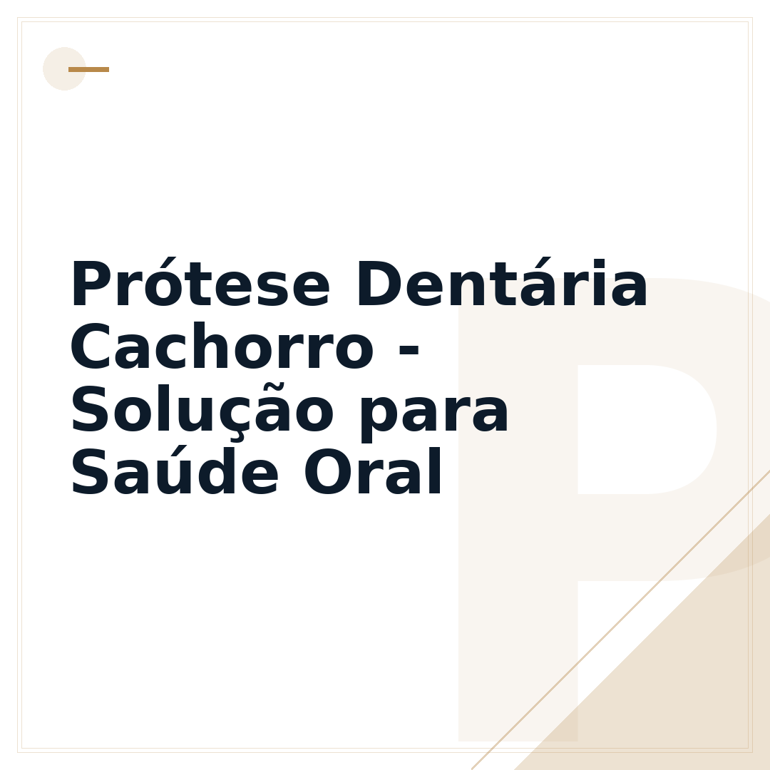 Prótese Dentária Cachorro - Solução para Saúde Oral