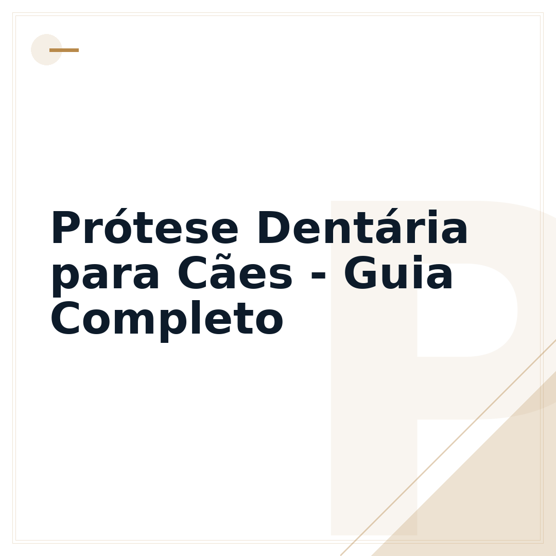 Prótese Dentária para Cães - Guia Completo