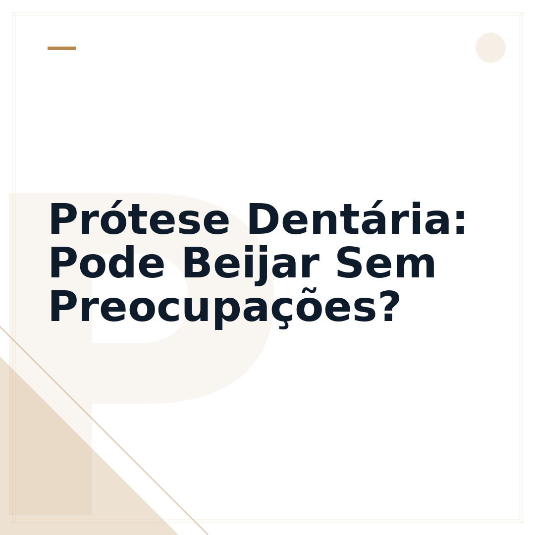 Prótese Dentária: Pode Beijar Sem Preocupações?