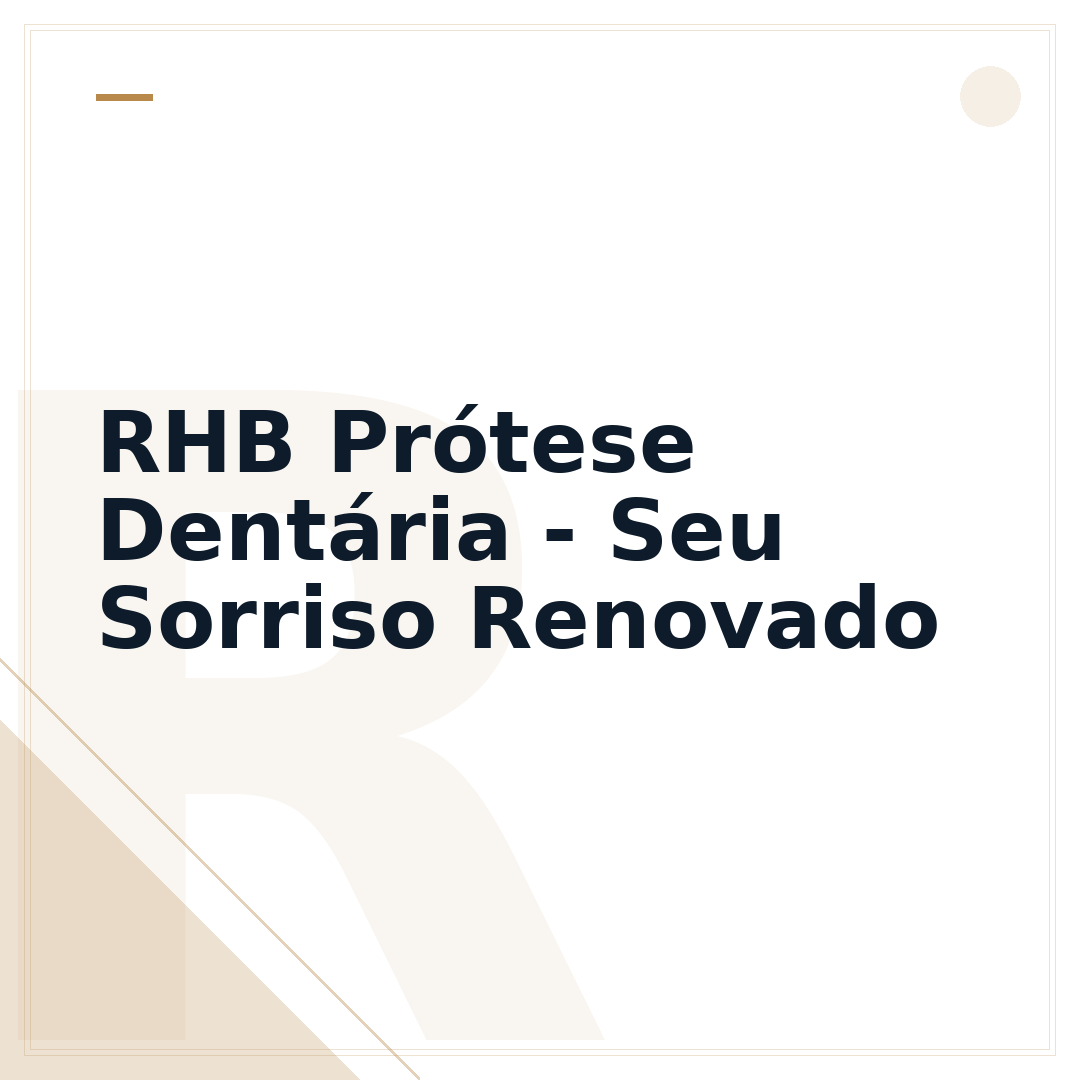 RHB Prótese Dentária - Seu Sorriso Renovado