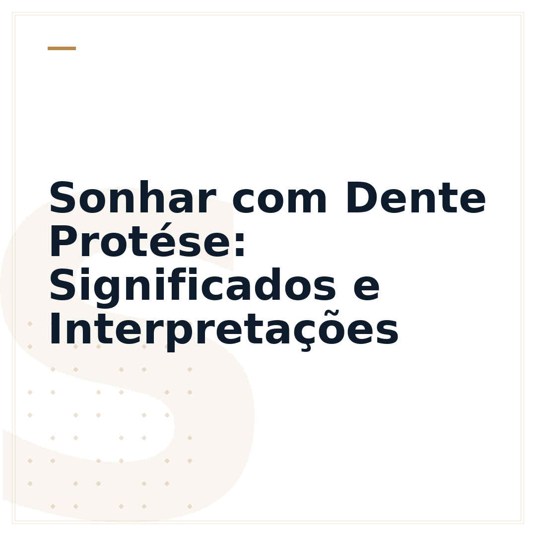 Sonhar com Dente Protése: Significados e Interpretações