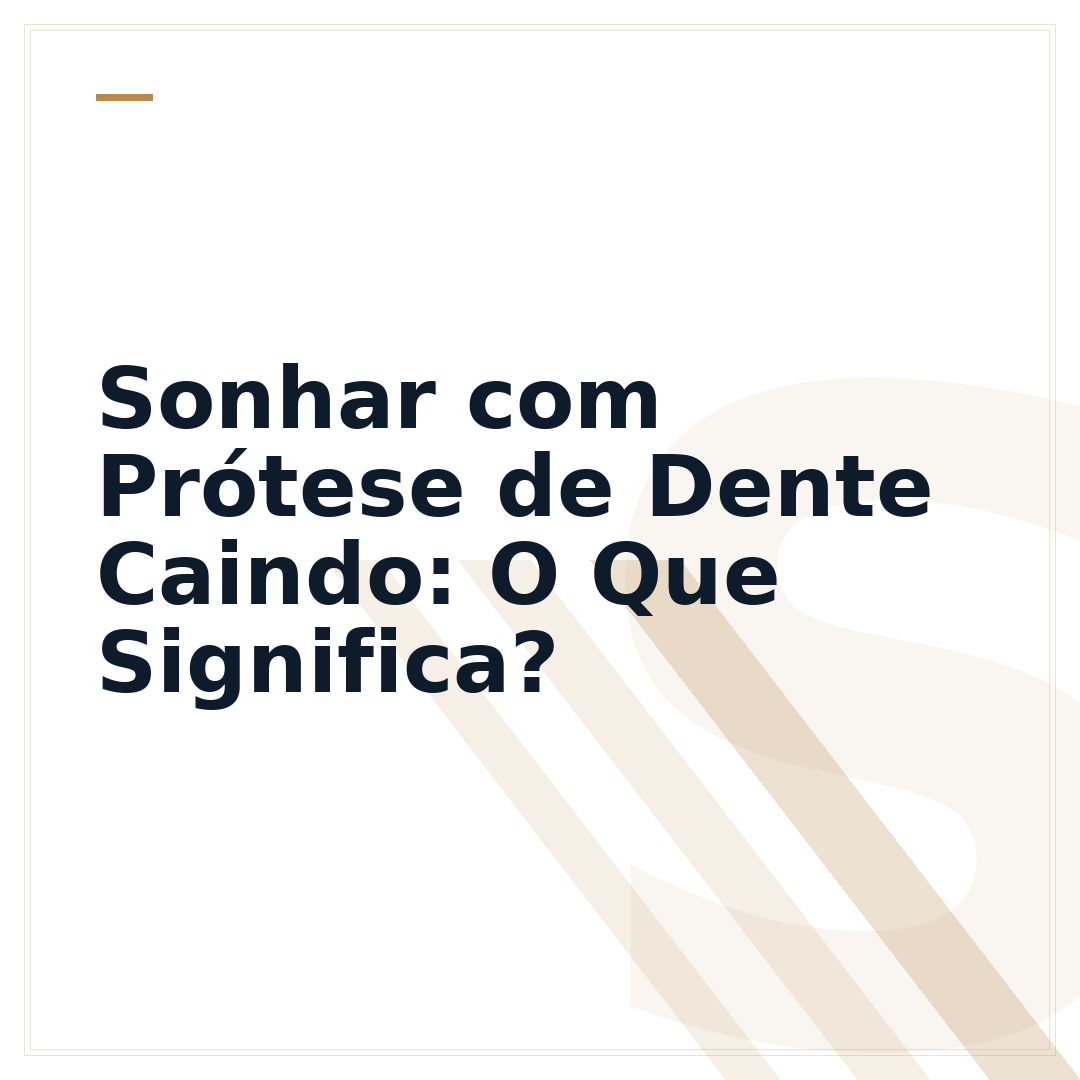 Sonhar com Prótese de Dente Caindo: O Que Significa?