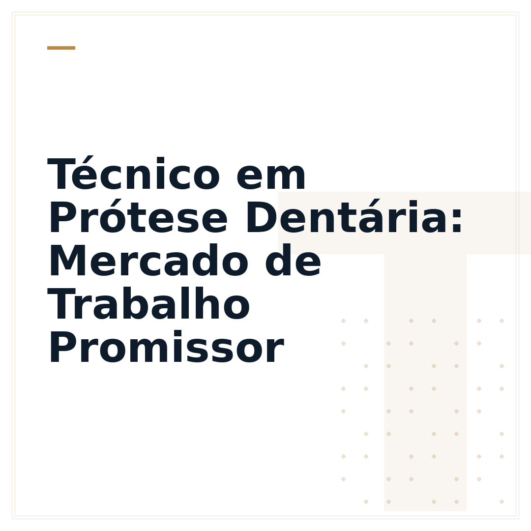 Técnico em Prótese Dentária: Mercado de Trabalho Promissor