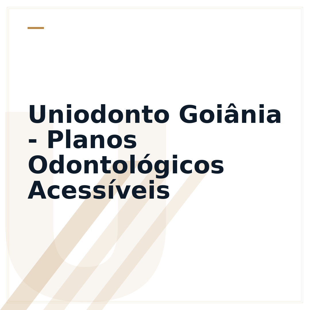 Uniodonto Goiânia - Planos Odontológicos Acessíveis
